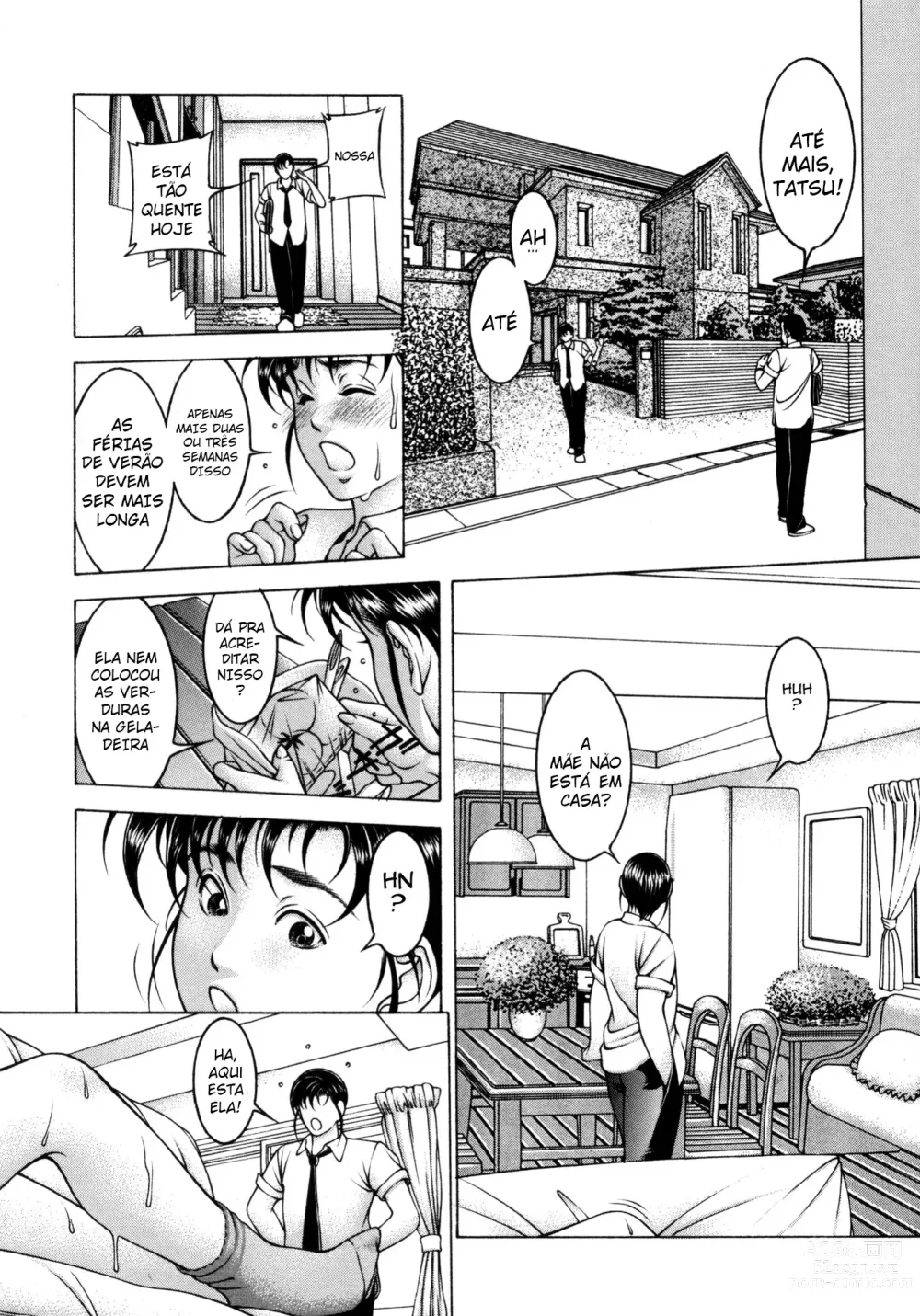 Page 1 of manga Mitsu-Tsubo Cap 3 - Com a Mamãe?