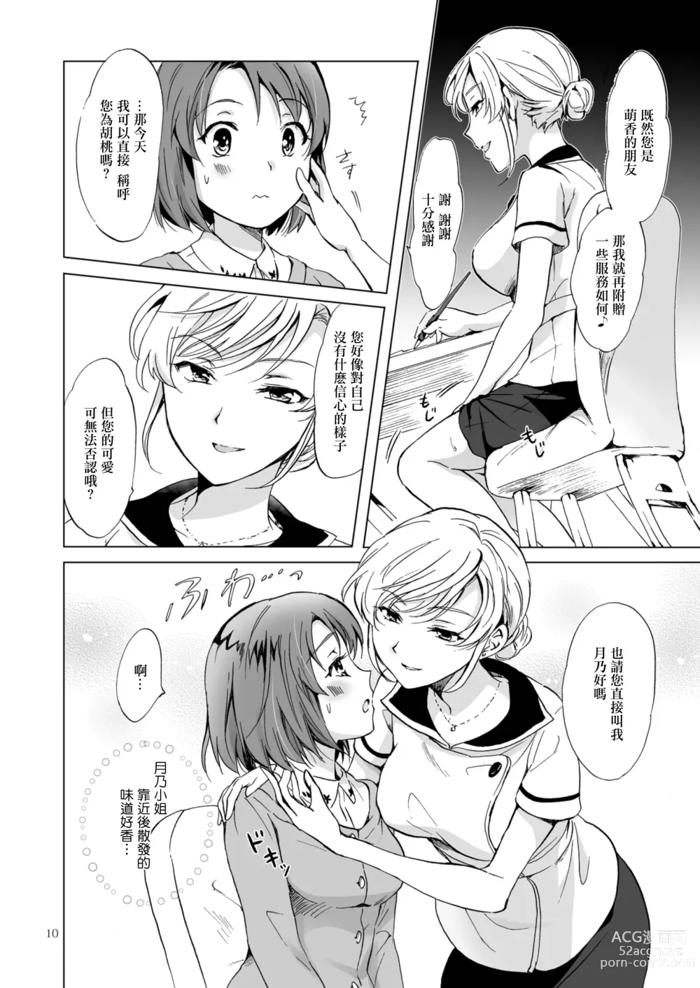 Page 10 of doujinshi Himitsu no Yuri Esthe