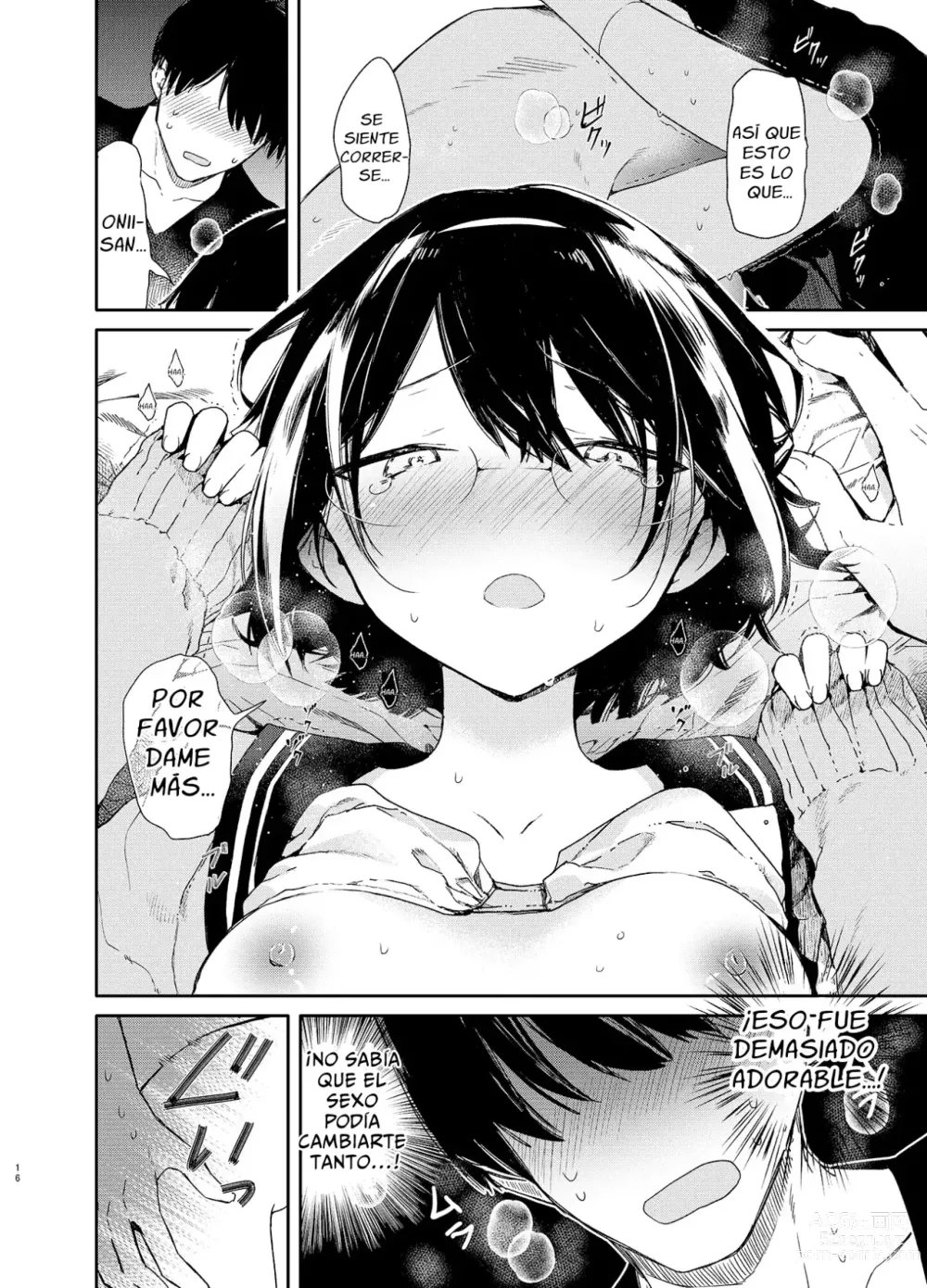 Page 15 of doujinshi Chiteki Bungaku Bishoujo to Ikimakuri Obenkyou Ecchi