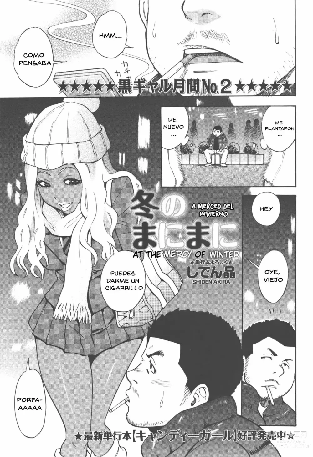 Page 1 of manga At the Mercy of Winter