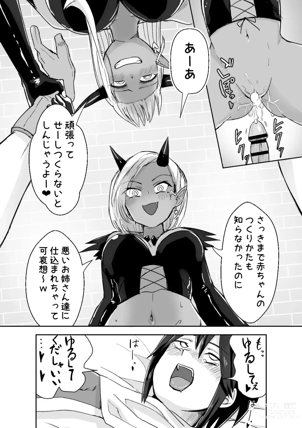 Page 9 of doujinshi Succubus ni Haiboku Shite Chitchana Teisobi o Tsukerarechau Ohanashi