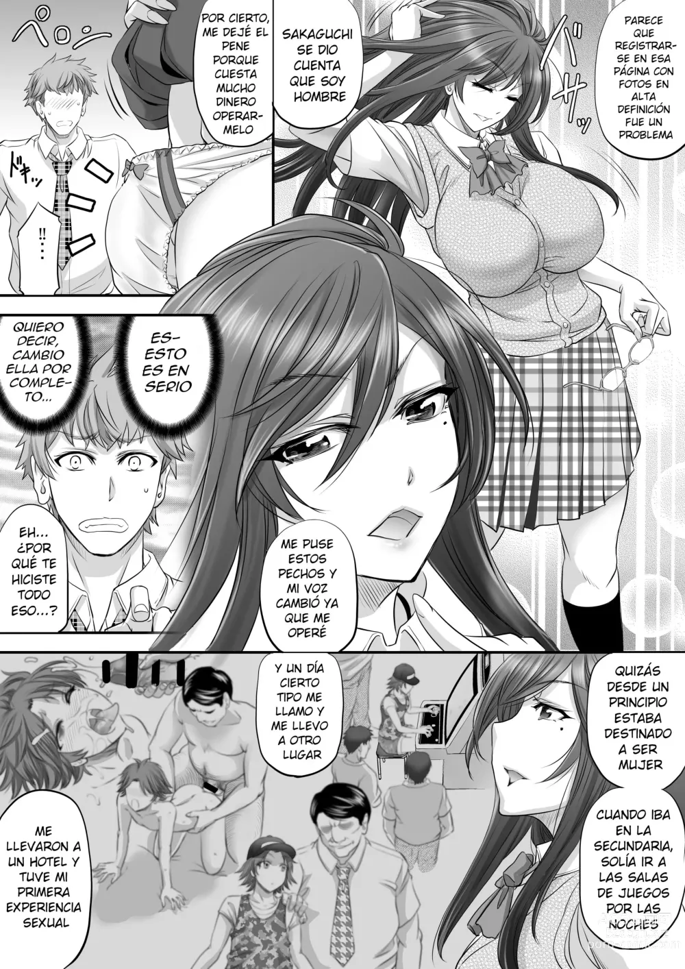 Page 5 of doujinshi Papakatsu Shemale ga Kanojo ni Naru Made