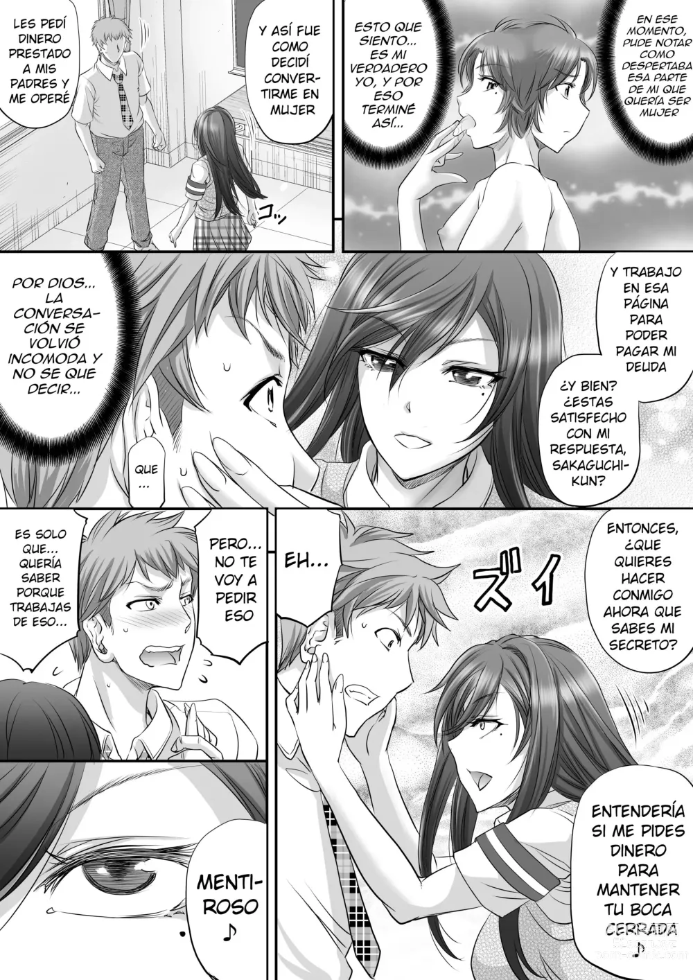 Page 6 of doujinshi Papakatsu Shemale ga Kanojo ni Naru Made