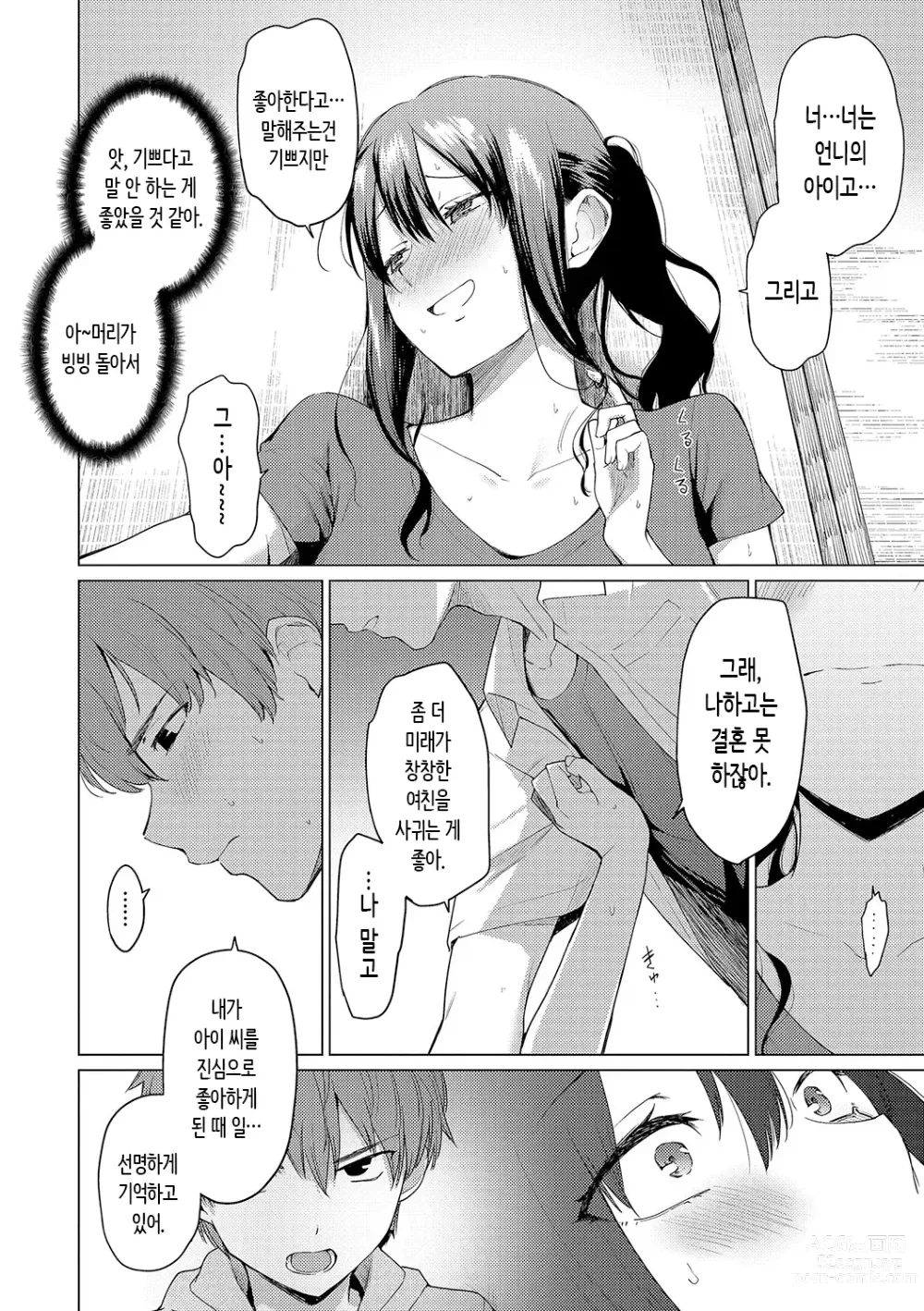 Page 128 of manga 동경하고 연모하고