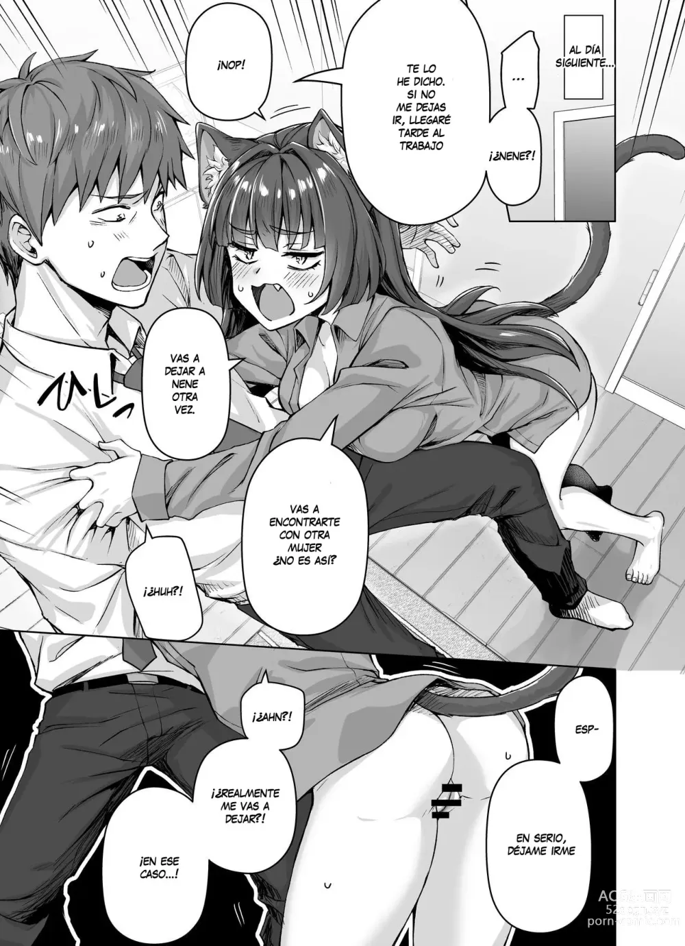 Page 56 of doujinshi Uchi no Yandere na Kaineko-chan ni Mechakucha ni Shiborarechau Hanashi