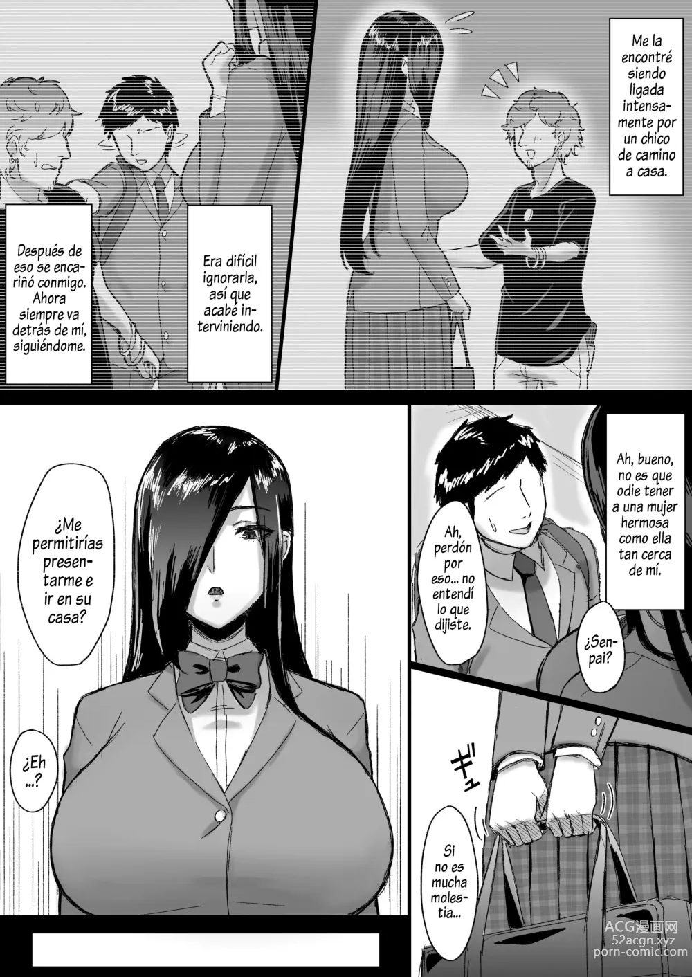 Page 4 of doujinshi Choushin Cool-kei Kouhai ni Seiteki ni Semarareru Hanashi