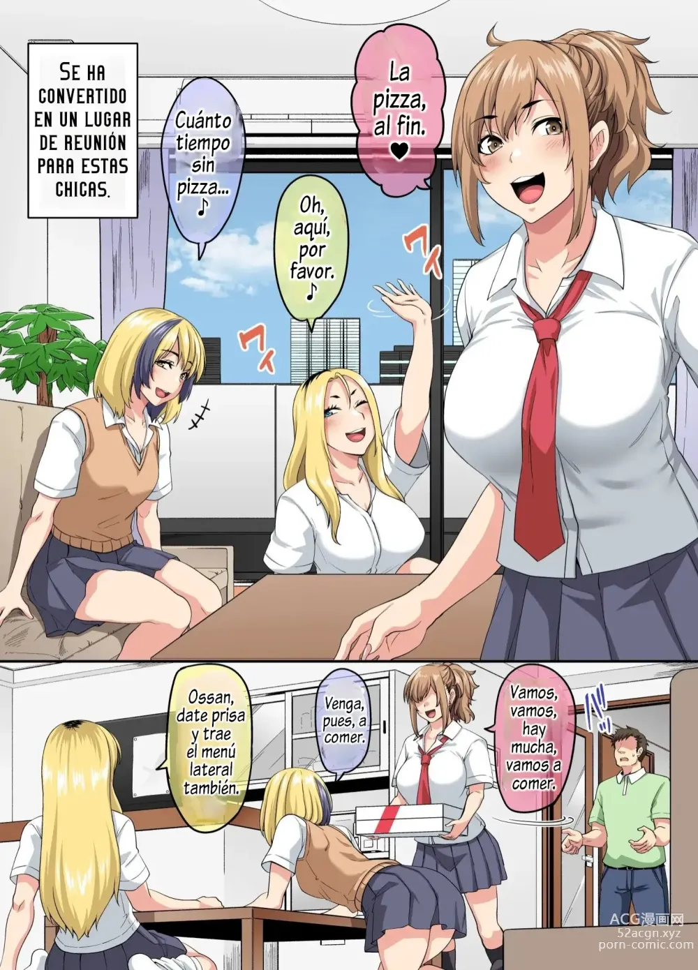 Page 4 of doujinshi Papakatsu SeFri Gal ga Tomodachi o Tsurete kita node Kuttetara Gyaku ni Kakomare Yowasare Shiboritorare Ie o Yaribeya Atsukai sareru Hanashi