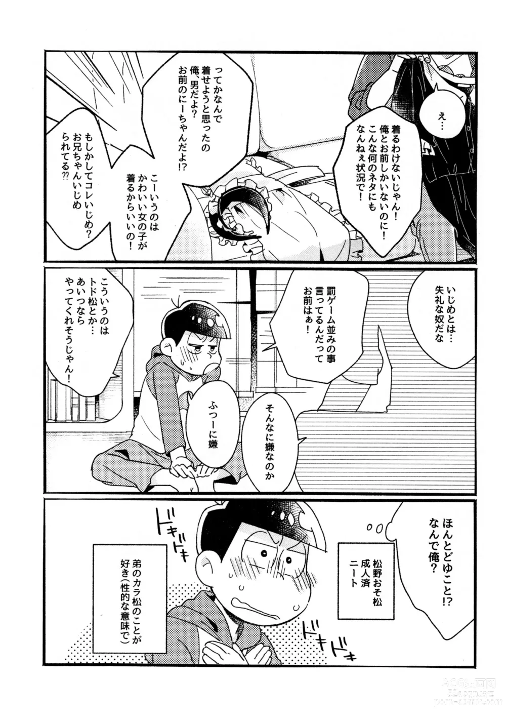 Page 9 of doujinshi One night shimasen ka?