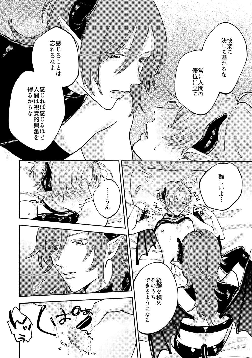 Page 11 of doujinshi Koisuru Inma to Lecture Sex