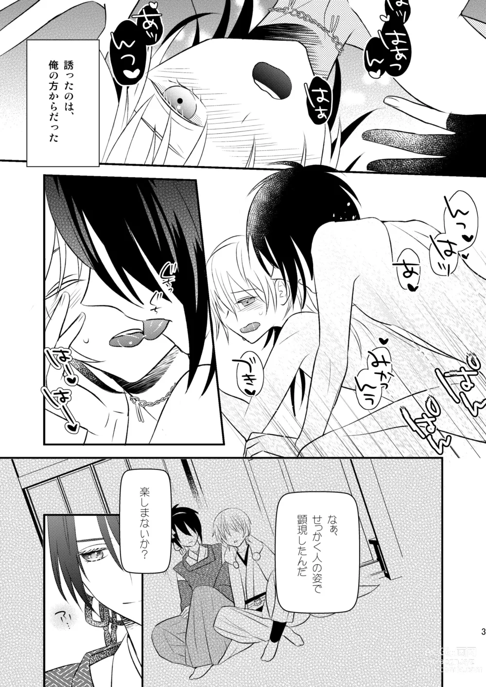 Page 2 of doujinshi Tsuki ni Yosu