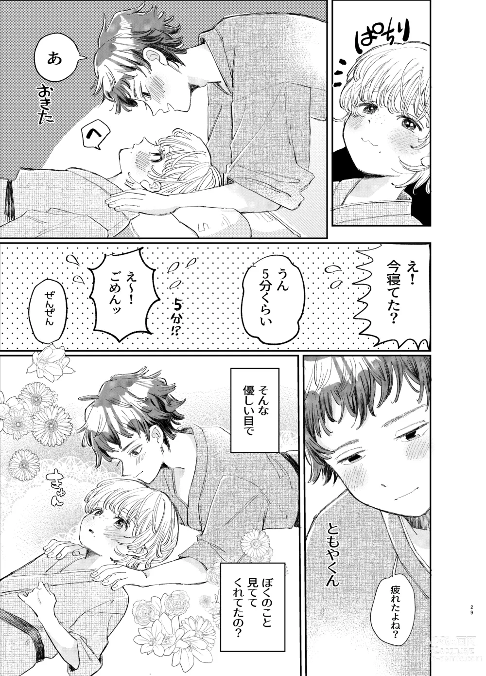 Page 29 of doujinshi Kousai 6-nenme no Icha Love Kyouto Ryokou Kyun Kyun Ryokou to Gobusata Ecchi