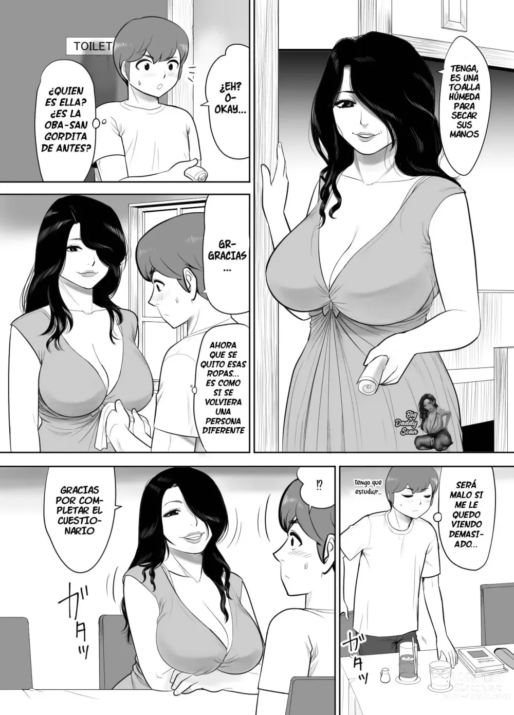 Page 6 of doujinshi El caluroso día de verano Perdí mi virginidad mientras me hundía en el voluptuoso cuerpo de un Oba-san