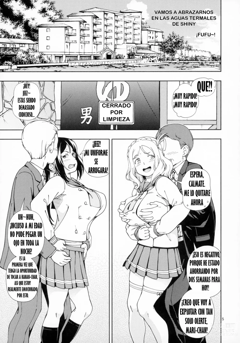 Page 2 of doujinshi Hotel Ohara Aqours No Yu