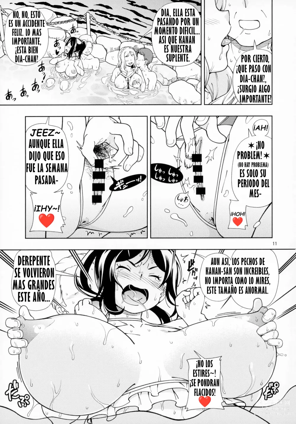 Page 8 of doujinshi Hotel Ohara Aqours No Yu