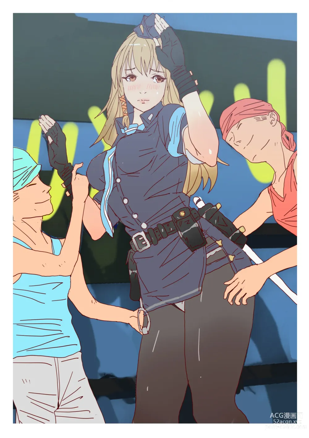 Page 16 of manga 女警队Female police force