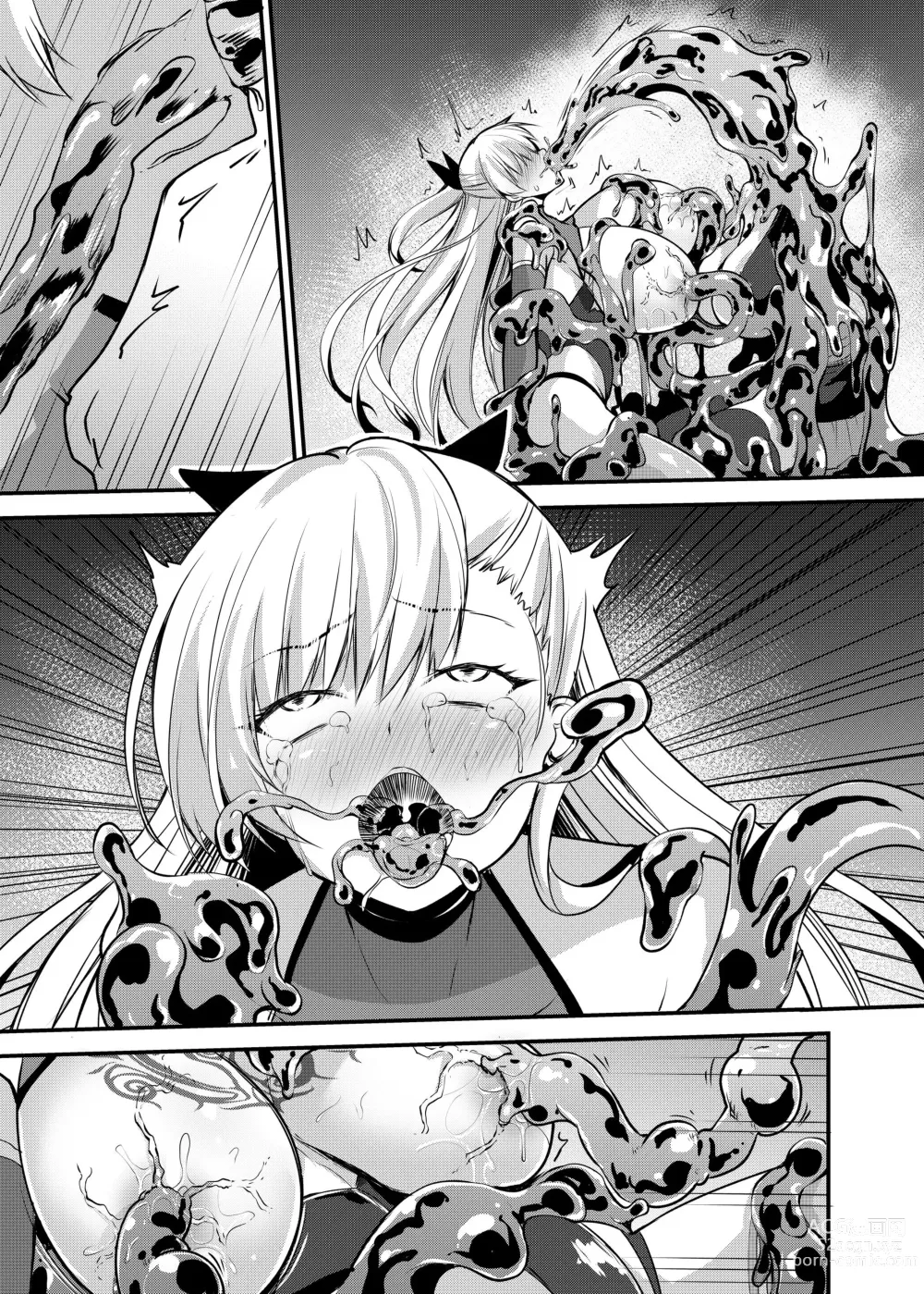 Page 70 of doujinshi Mahou Shoujo Saint Lily: Osen ~Youma ni Karada o Nottorareta Shinyuu ga Igyou-ka shite Mahou Shoujo o Aku ni Someru made