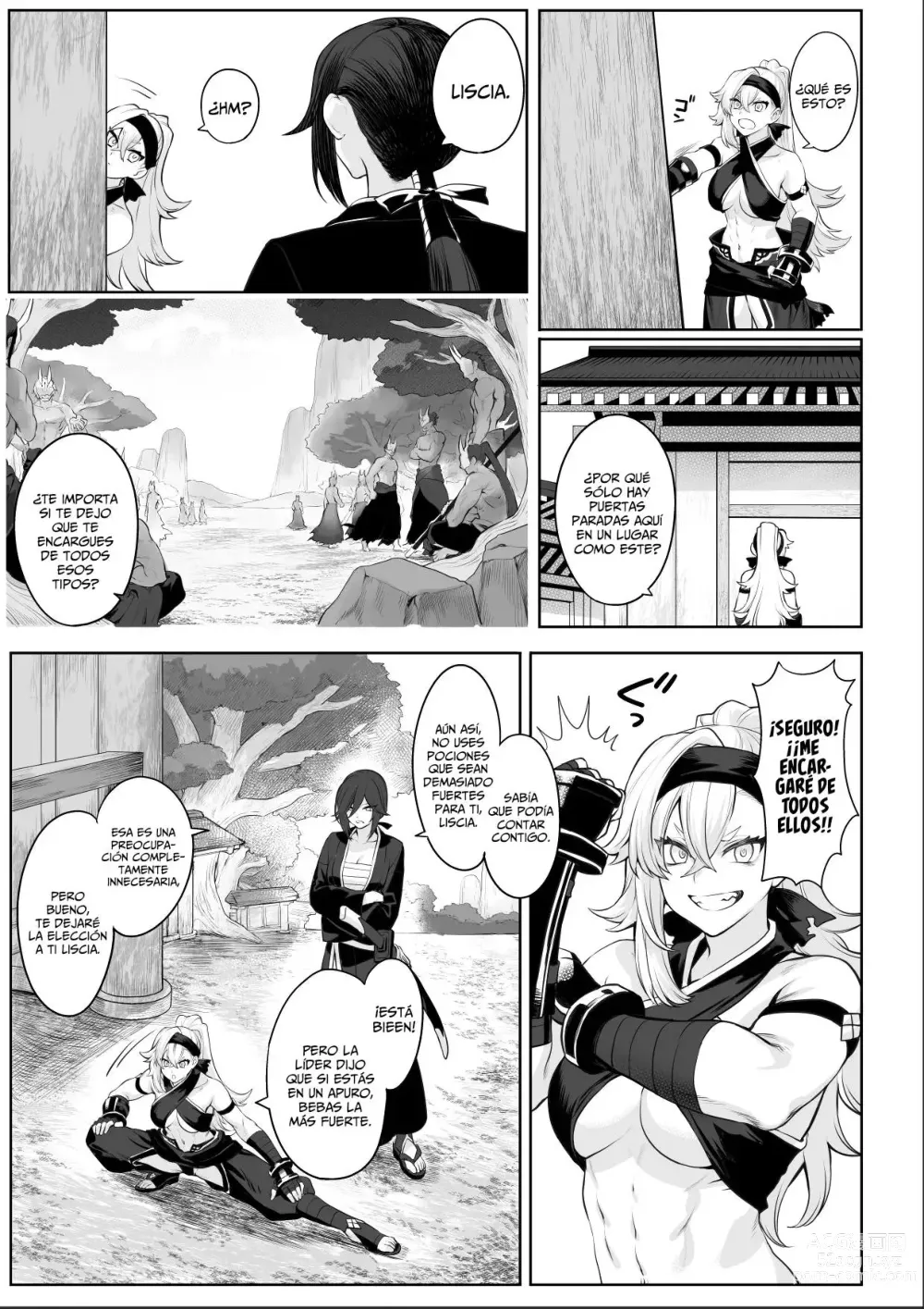 Page 102 of doujinshi Valquirias Guerreras! ~Arco De La Samurai Tsubaki~