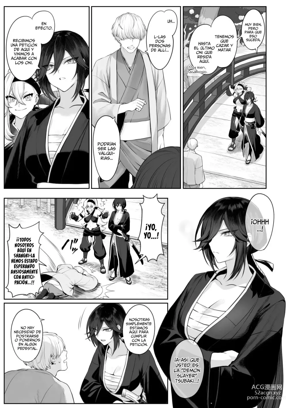 Page 98 of doujinshi Valquirias Guerreras! ~Arco De La Samurai Tsubaki~