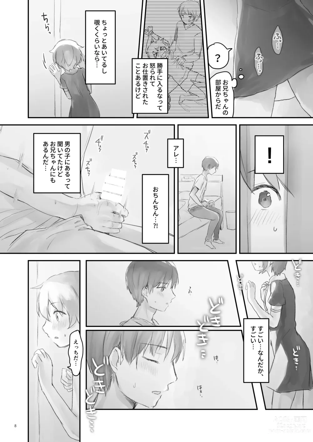 Page 7 of doujinshi Namaiki na Imoto wo Daitai Te Dake de Ikasemakuru