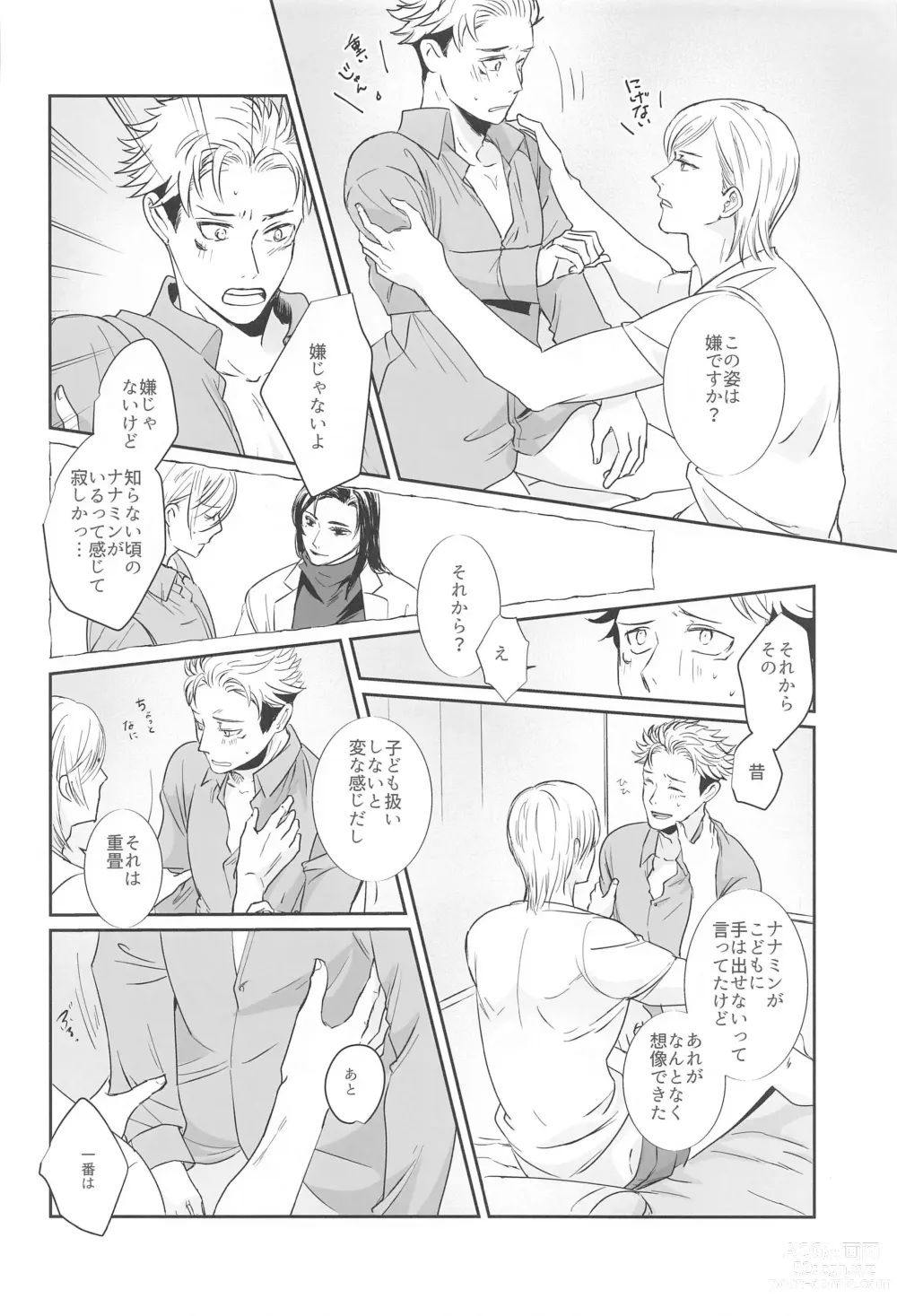 Page 25 of doujinshi Mayonaka no  Sensei no Heya