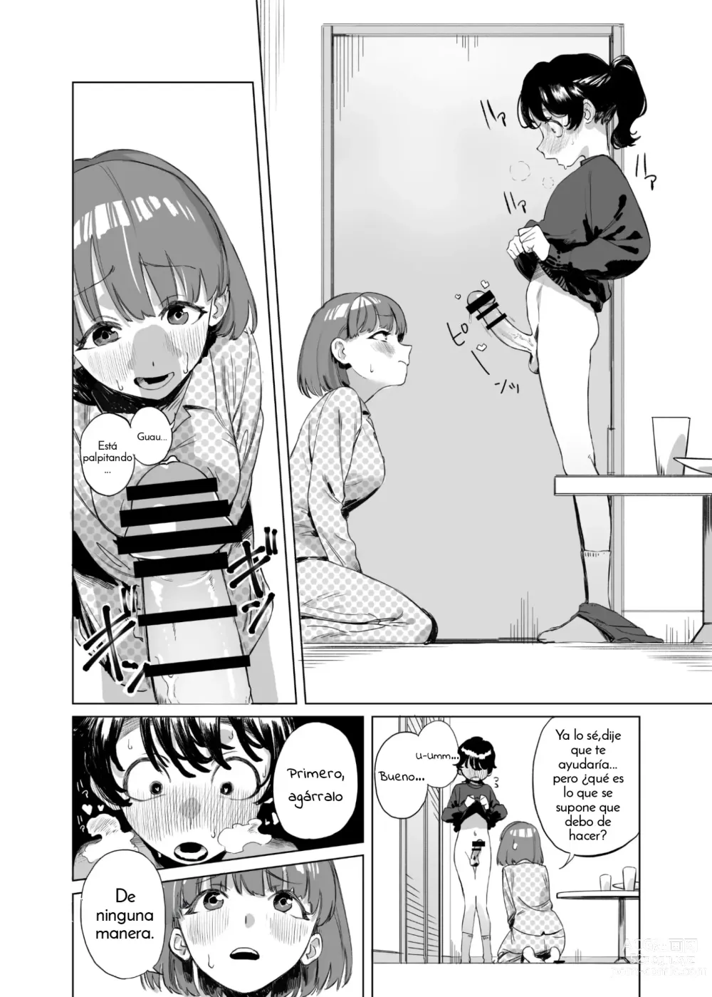 Page 5 of doujinshi Futanari ga Tomodachi ni Seishori shite morau Hanashi