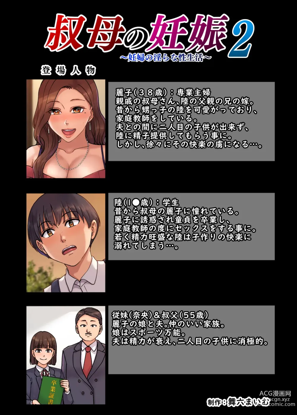 Page 3 of doujinshi Oba no Ninshin. 2 ~Ninpu no Midara na Seiseikatsu~