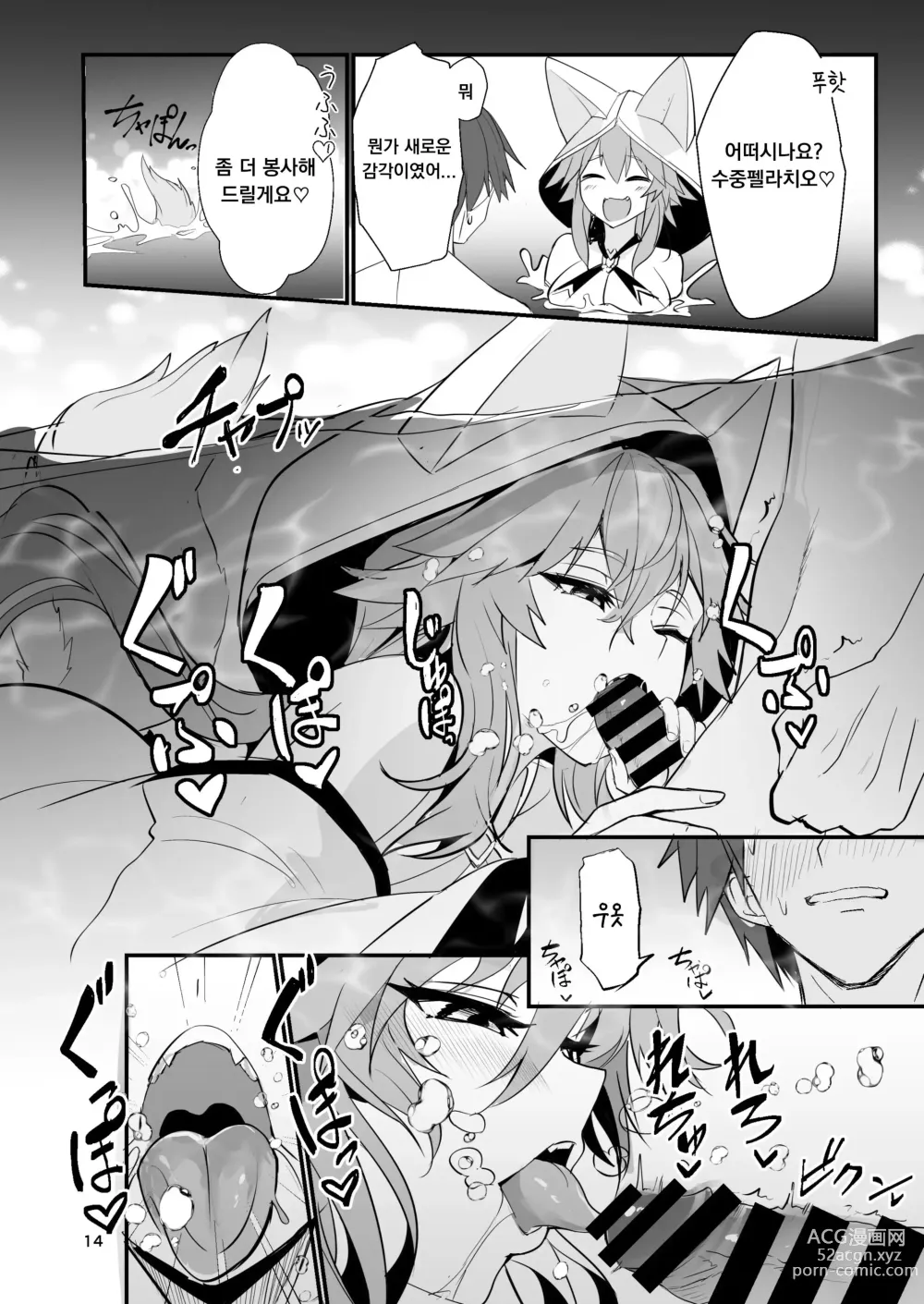 Page 13 of doujinshi Shinkon Shinsai Tamamo-san