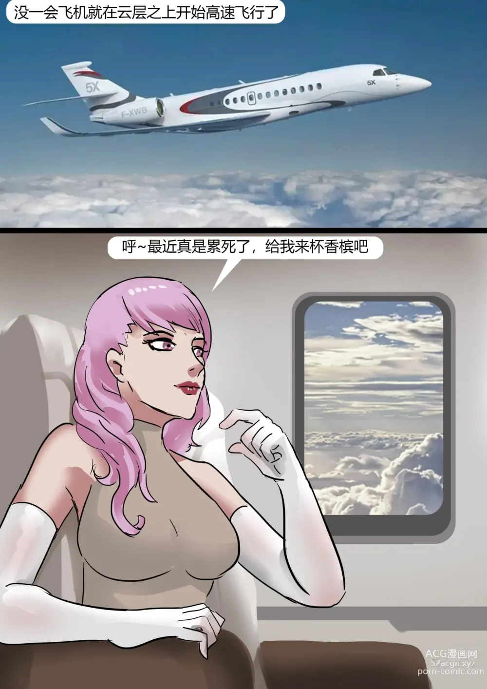 Page 3 of doujinshi Stewardess 1