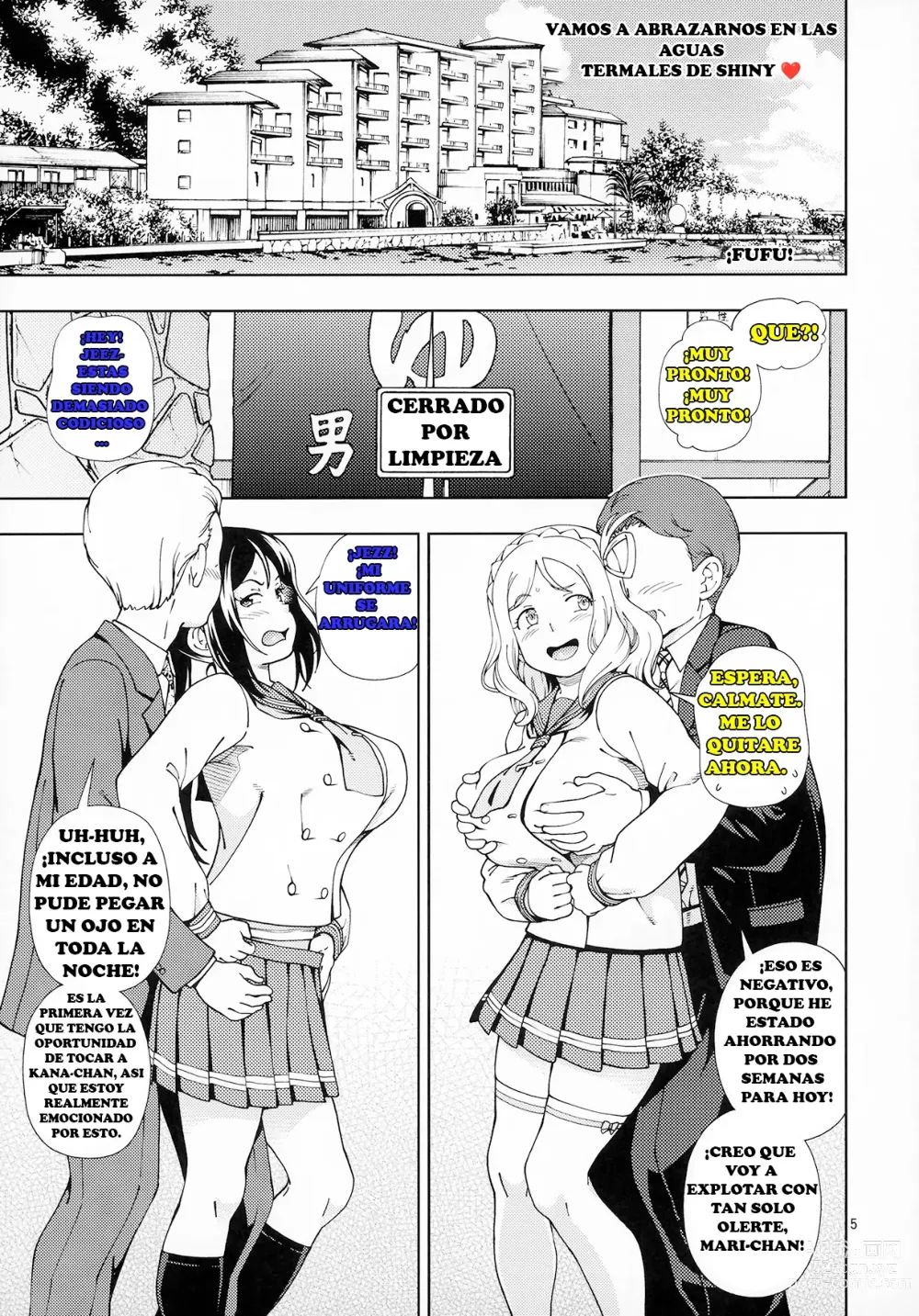 Page 4 of doujinshi Hotel Ohara Aqours No Yu