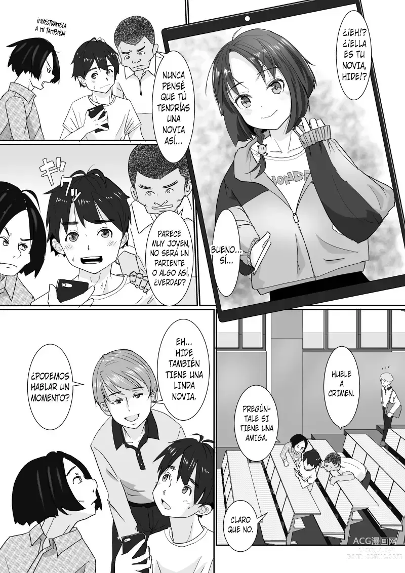 Page 2 of doujinshi Viaje Swinger a las Aguas Termales ~ ¿¡Sólo que En Realidad no es Mi Novia, Sino Mi Hermana Menor!?