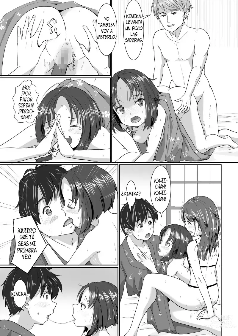 Page 24 of doujinshi Viaje Swinger a las Aguas Termales ~ ¿¡Sólo que En Realidad no es Mi Novia, Sino Mi Hermana Menor!?