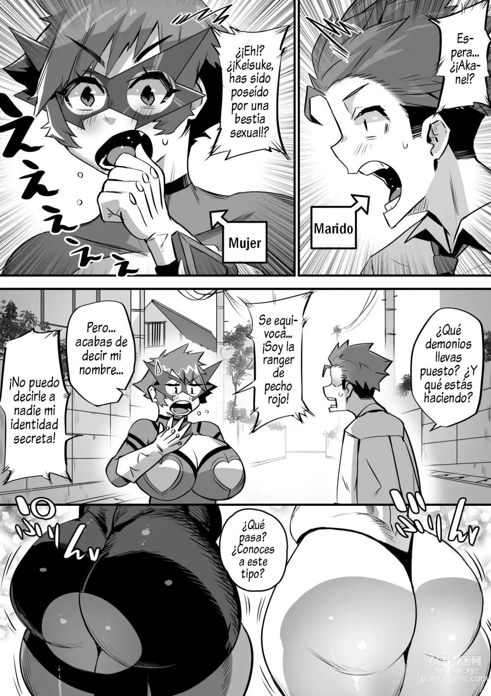 Page 13 of doujinshi Bakunyuu Sentai Chichi Renjaa