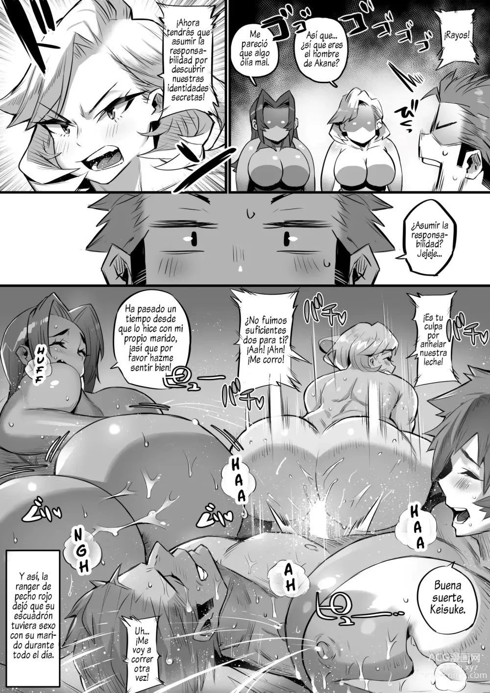 Page 52 of doujinshi Bakunyuu Sentai Chichi Renjaa