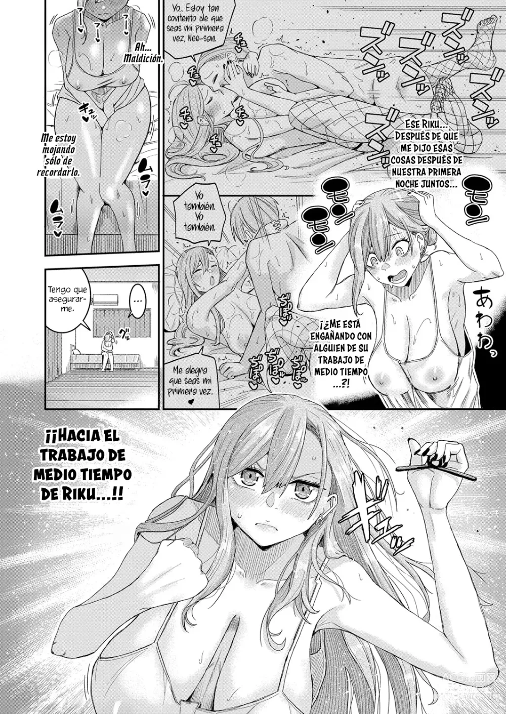 Page 8 of manga La hermana mayor con las tetas caídas quiere follarse a su hermano pequeño.