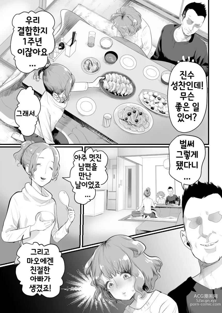 Page 2 of doujinshi 아빠의 오나홀이 되어라~ 에로 아빠의 먹잇감이 된 낭자애~