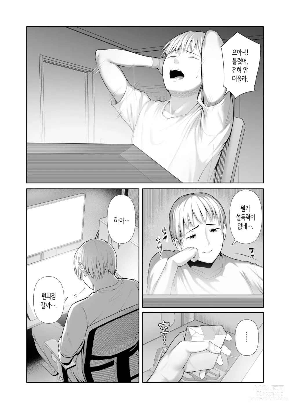 Page 4 of doujinshi Yuujin no Hahaoya ni Fudeoroshi Saremashita│친구 엄마에게 동정졸업 당했습니다