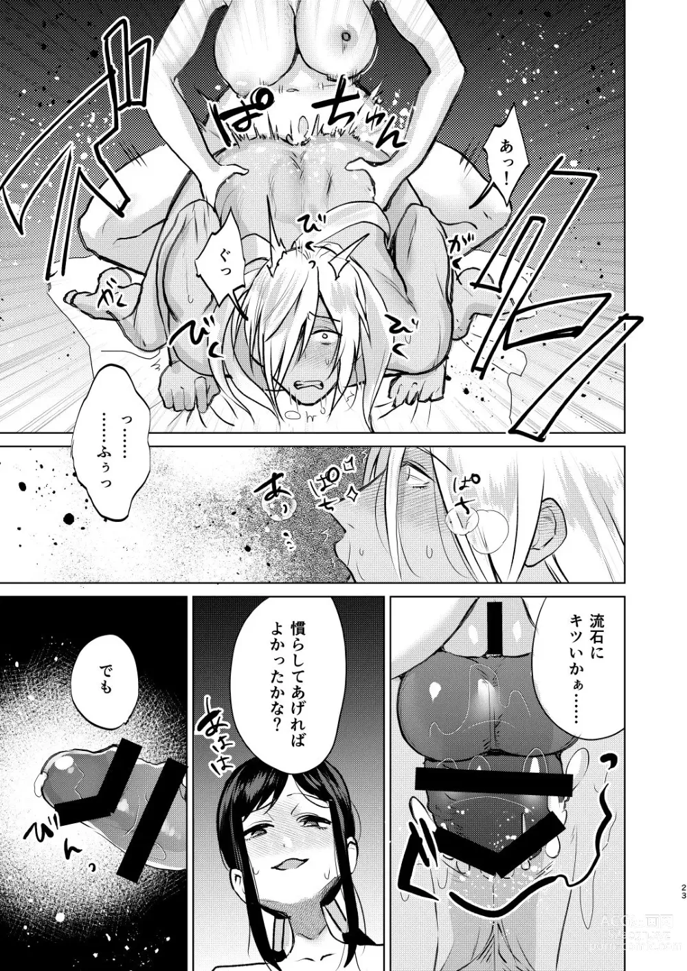 Page 20 of doujinshi Yoru wa Ake domo, Yami wa Otozure - The dawn may come, the darkness will fall