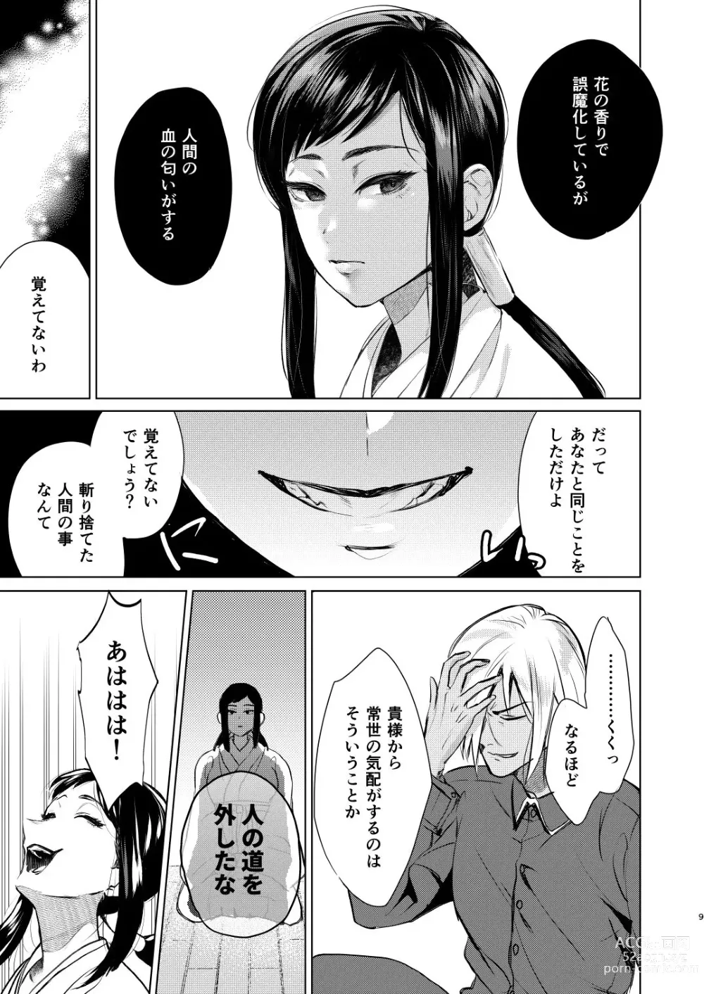 Page 6 of doujinshi Yoru wa Ake domo, Yami wa Otozure - The dawn may come, the darkness will fall