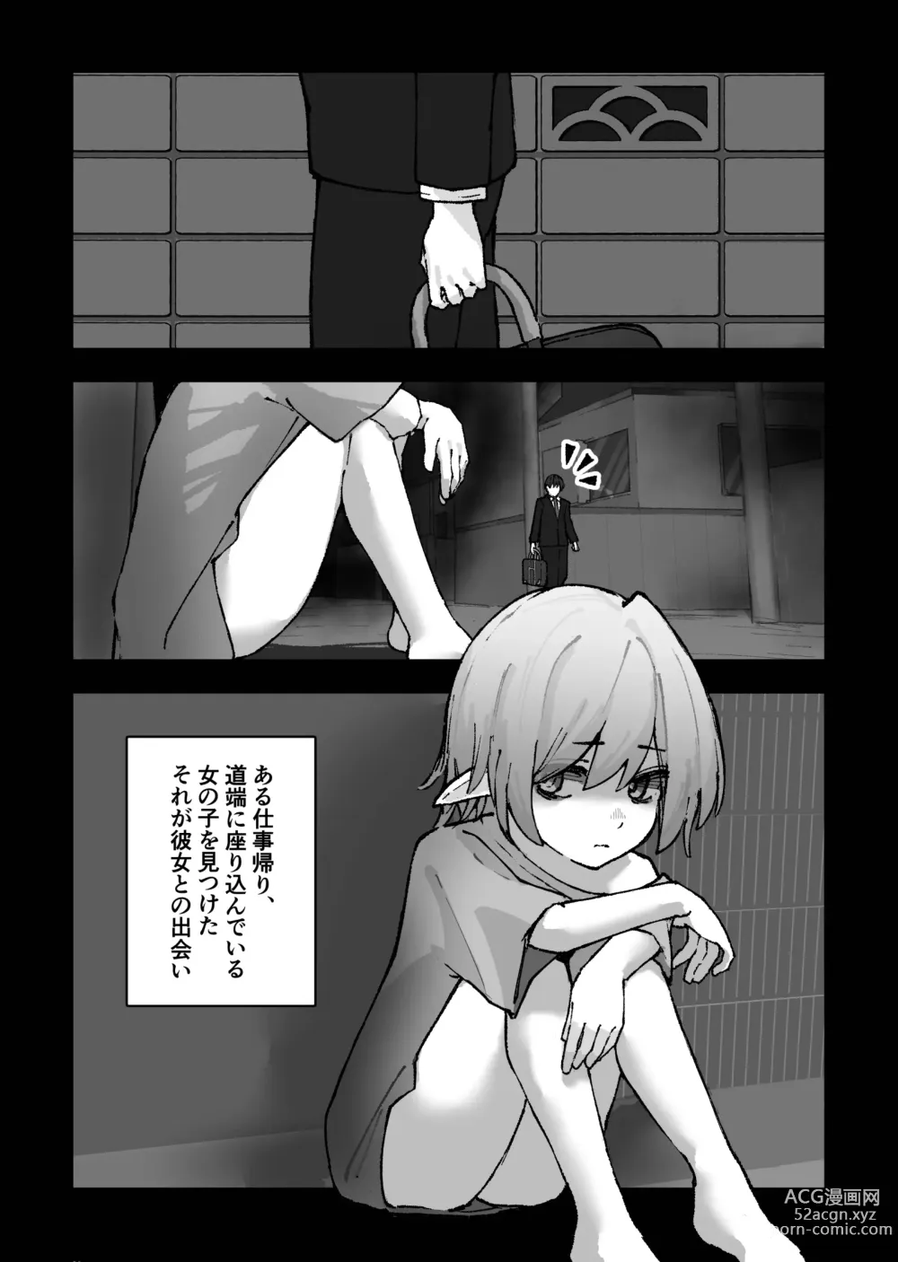 Page 4 of doujinshi Mesugaki Elf o Mechakucha ni Suru Hanashi