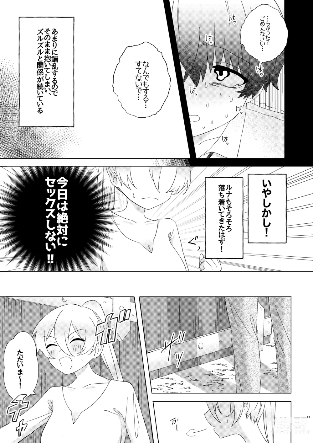 Page 11 of doujinshi Kyou wa Zettai Sekkusu Shinai!