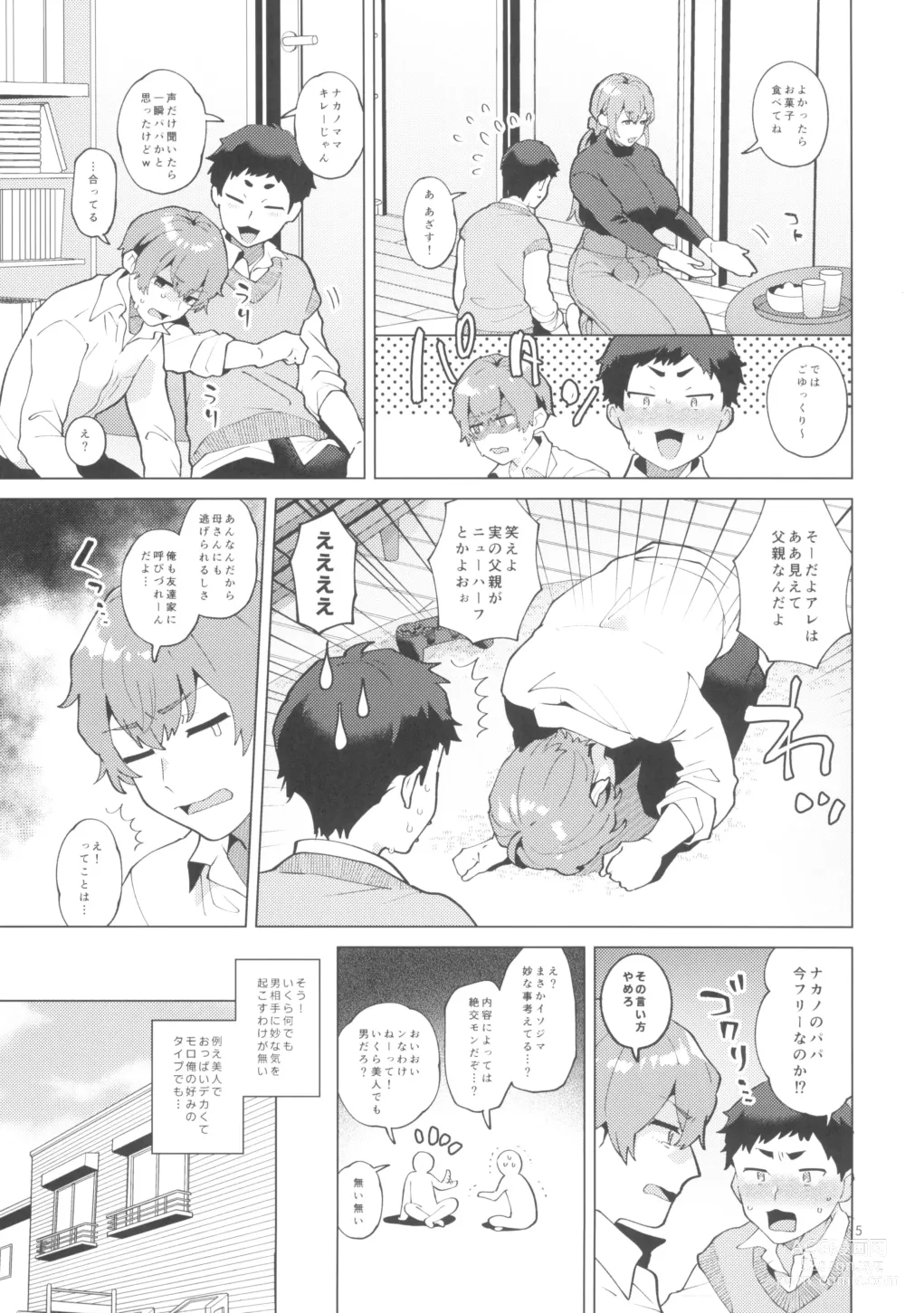 Page 5 of doujinshi Shemale Single Mother no Shizuki-san