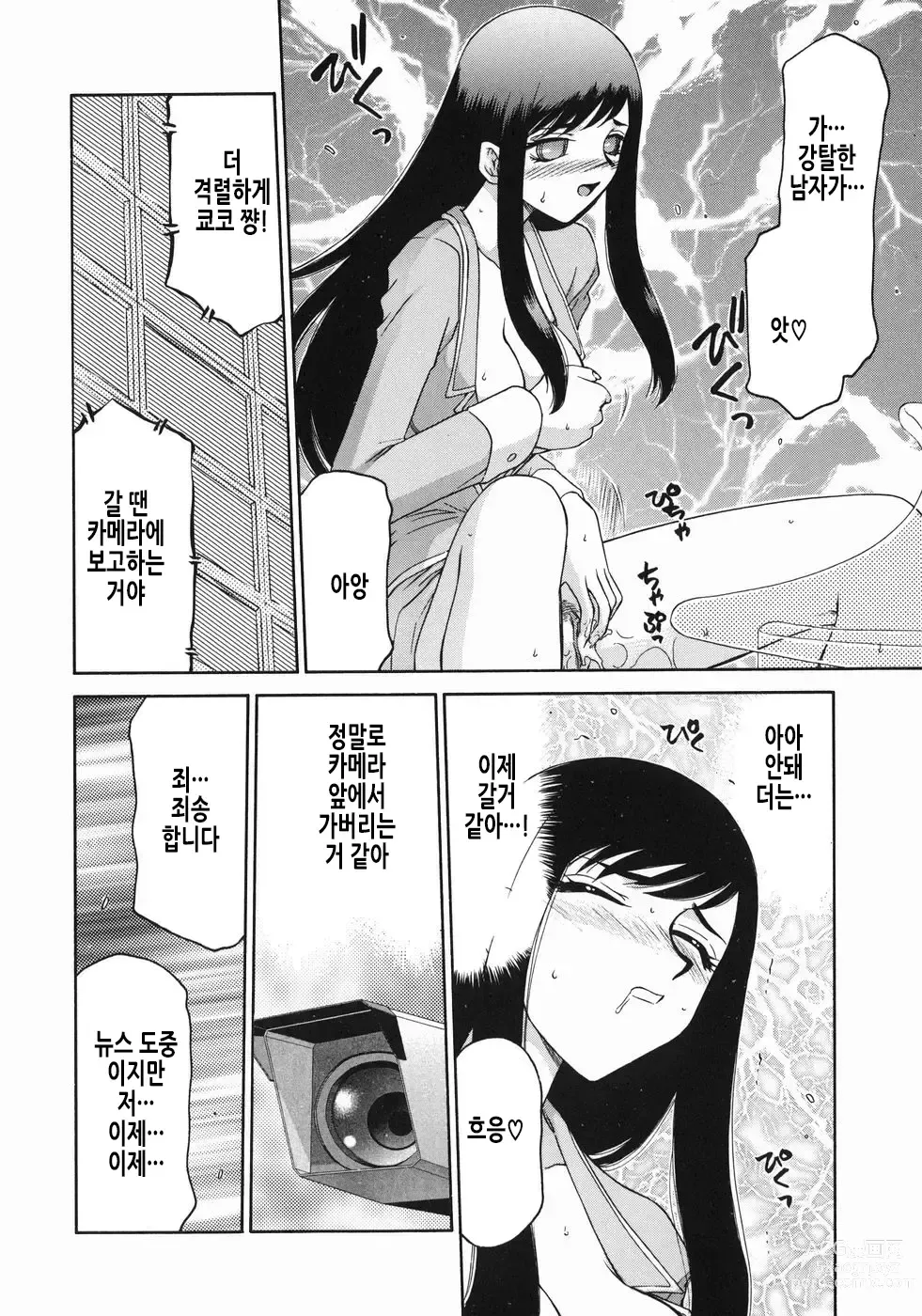 Page 121 of manga 노예 아나운서 쿄코