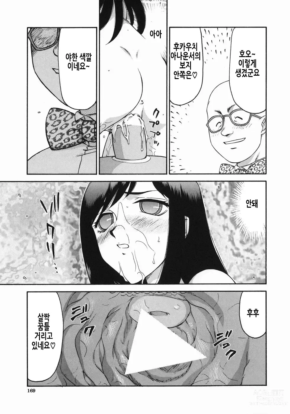 Page 172 of manga 노예 아나운서 쿄코