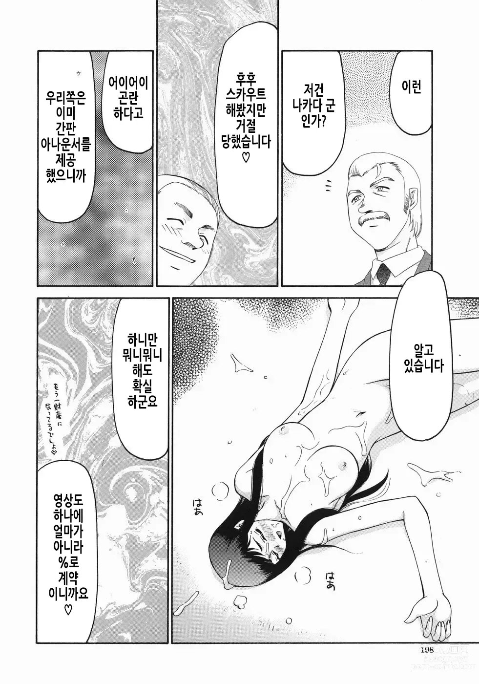 Page 201 of manga 노예 아나운서 쿄코