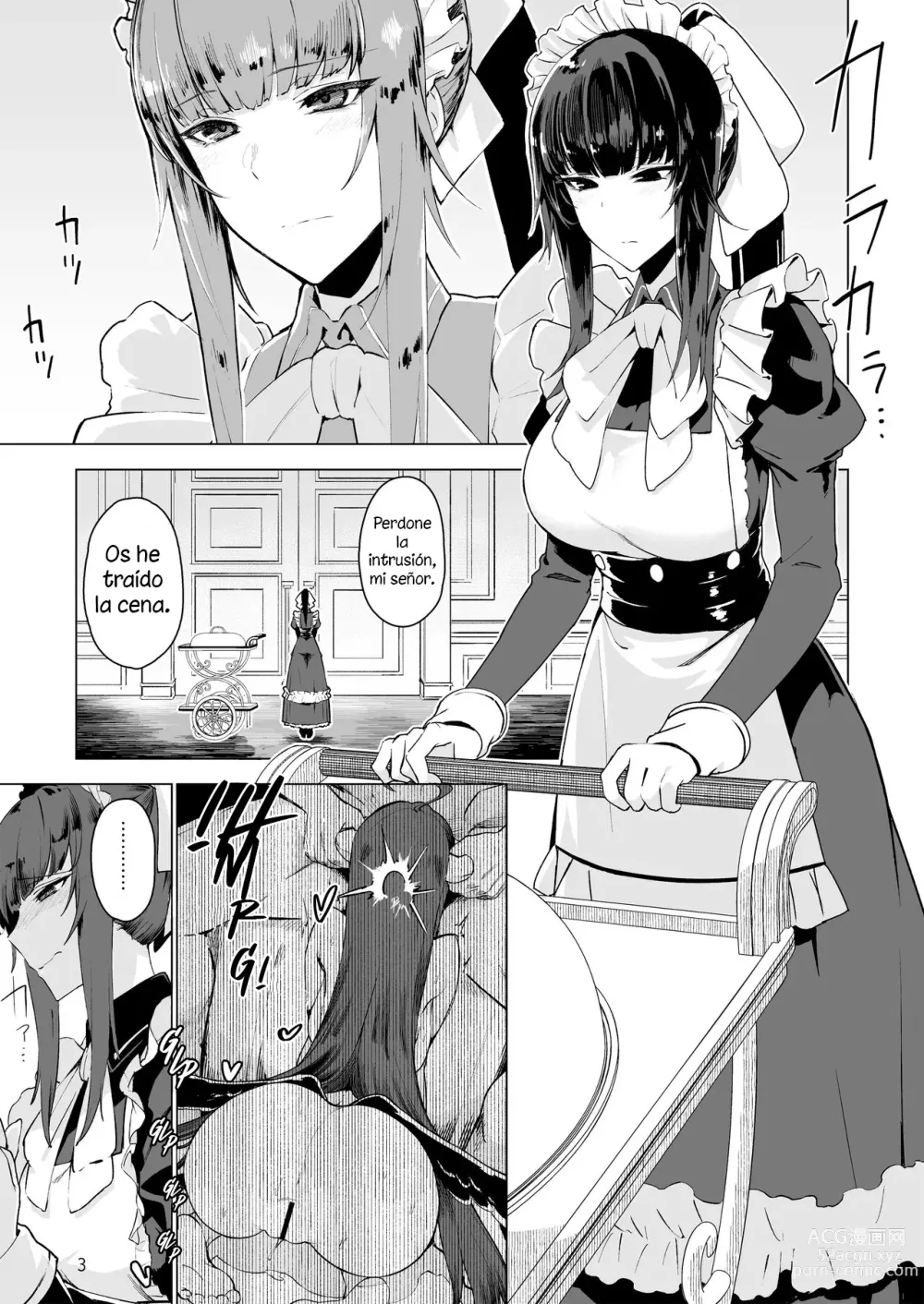 Page 4 of doujinshi Manmaru Meido no Shihaisha-sama <<Goshujin-sama>>