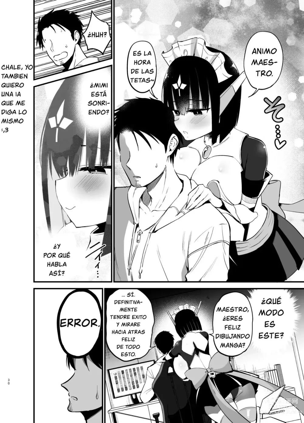 Page 29 of doujinshi AI ni Shigoto o Torareta Mangaka, Seieki mo Torareru.