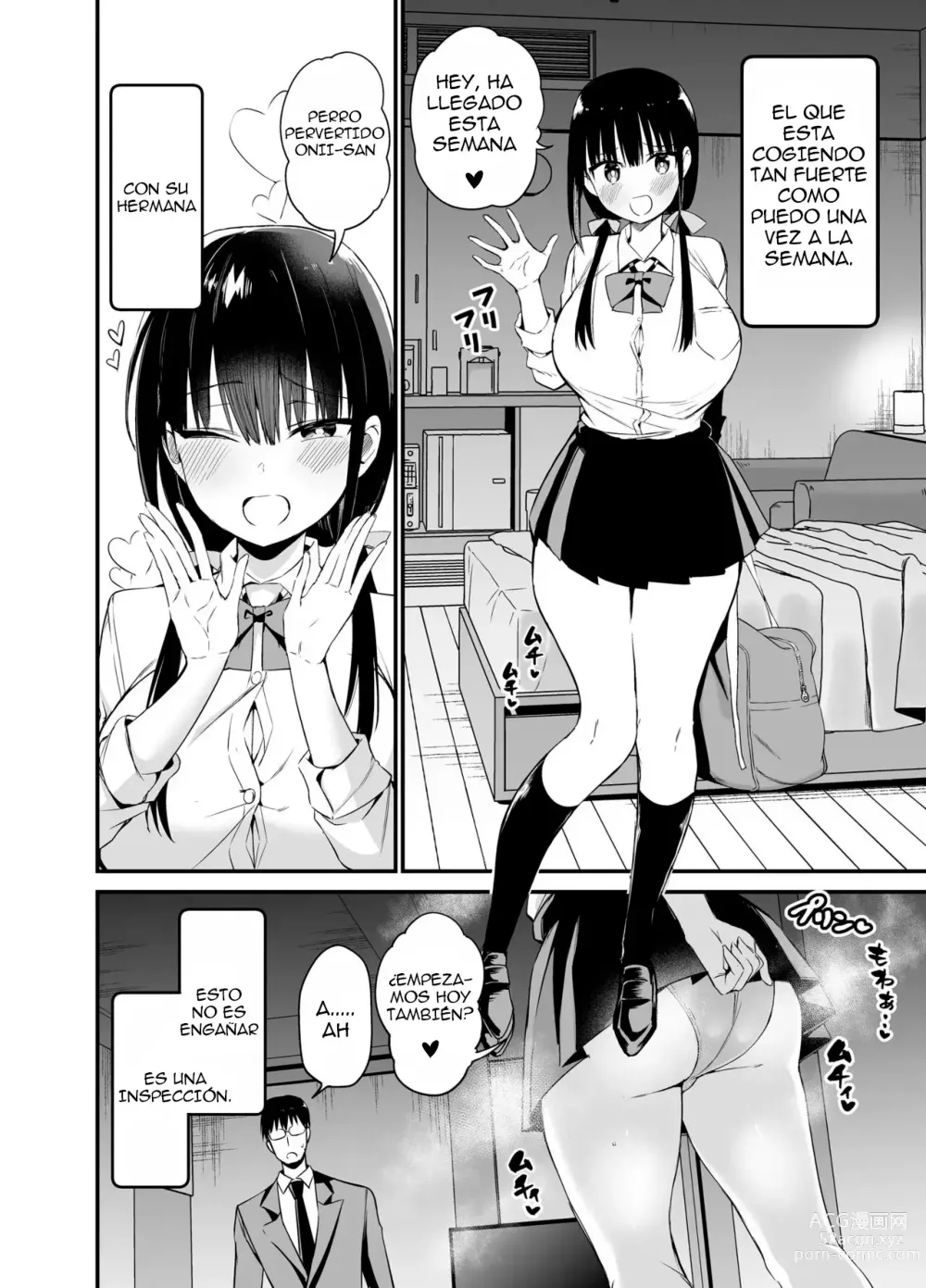 Page 4 of doujinshi Kanojo no Imouto ga Kyonyuu MiniSkir JK de Koakuma-kei 4