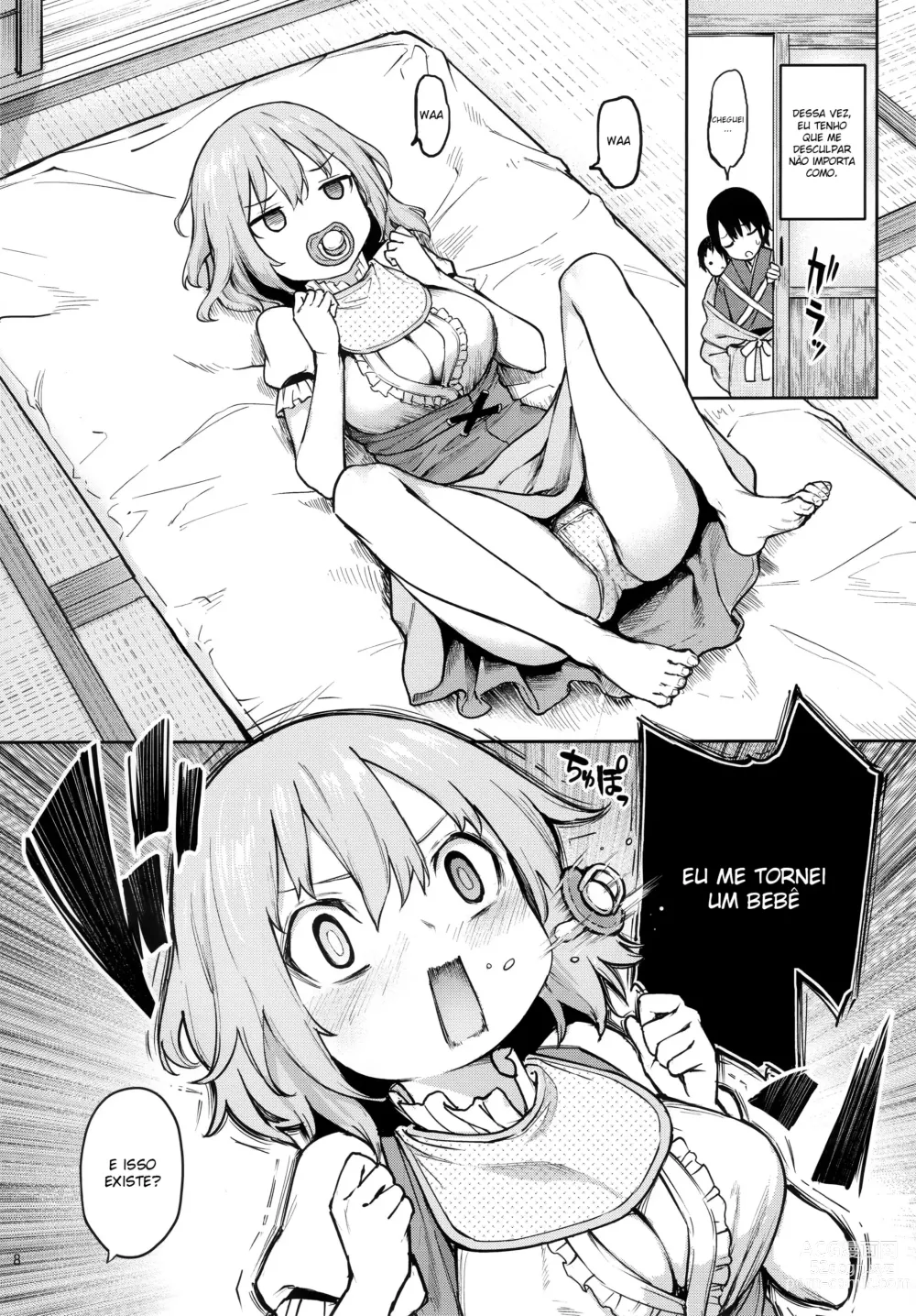 Page 7 of doujinshi Wachiki wa Aka-chan ni Nari Moushita