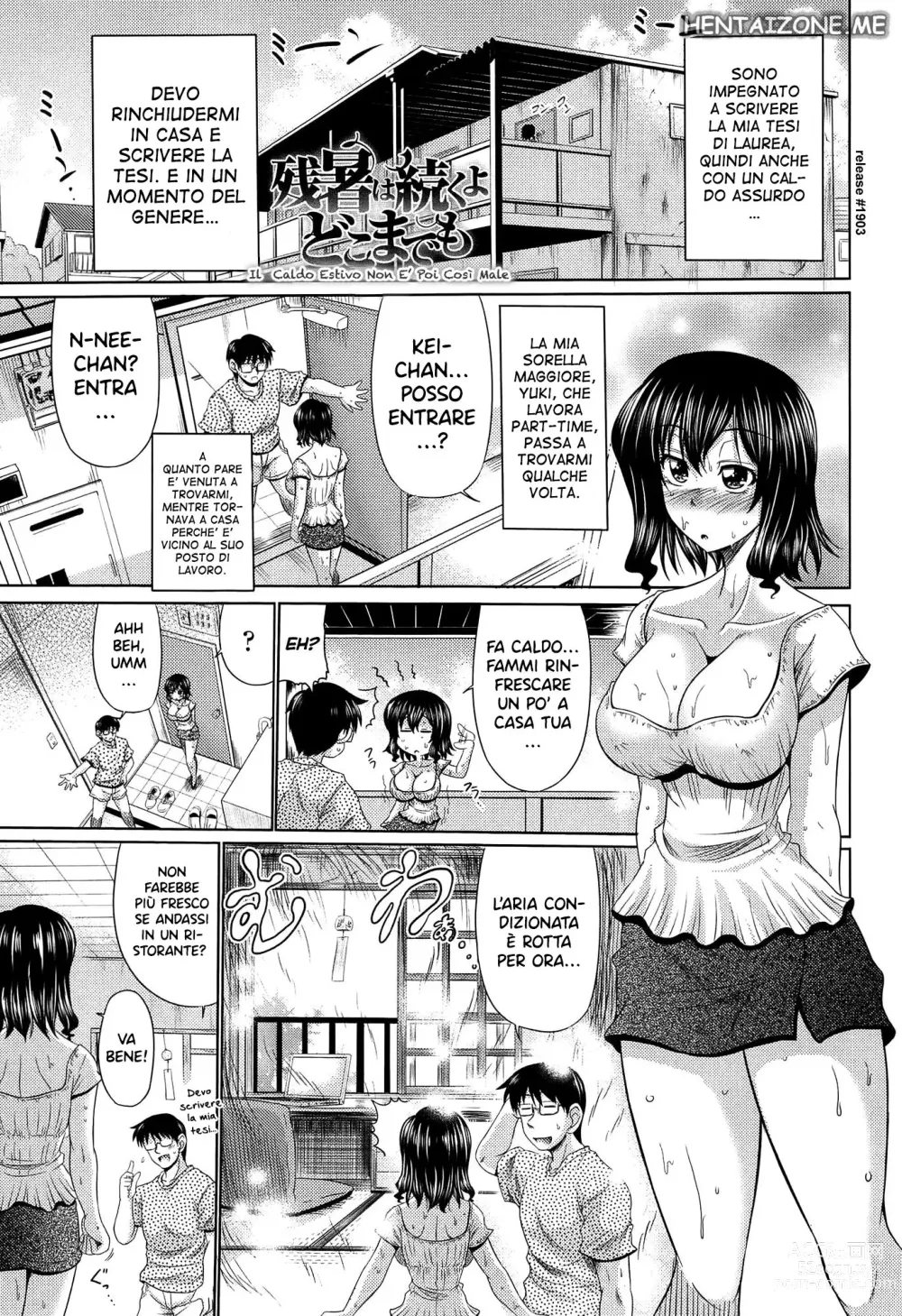 Page 1 of manga Il Caldo Estivo non È poi Cosi Male