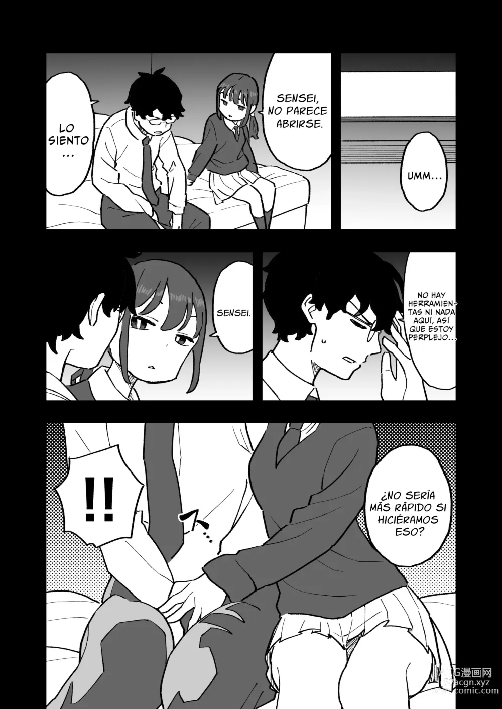 Page 7 of doujinshi Buaisou na Kareshi Mochi no Oshiego to Eroi Koto Shinai to Derenai Heya ni Tojikomerareta Hanashi